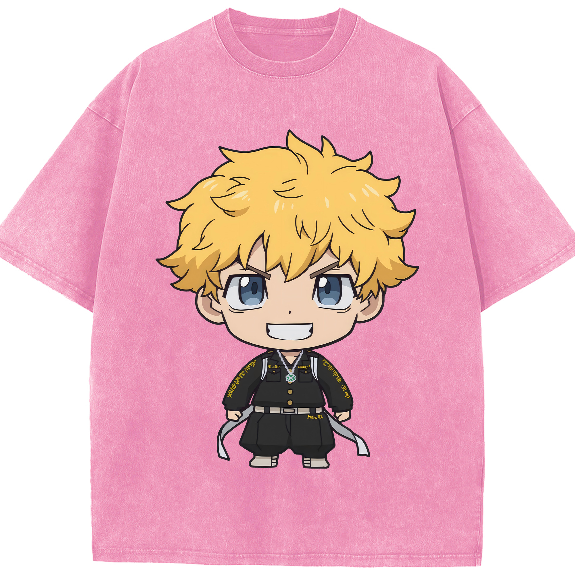 （画像用） 東京リベンジャーズ Tokyo Revengers 綿100% ヴィンテージ風 半袖Tシャツ（フロントプリント）